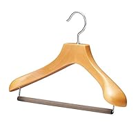 2本 ナカタハンガー AUT-05 バー付木製スーツハンガー マーズブラウン NAKATAハンガー スーツ用ハンガー AUT-05(Men's)W430 マーズ